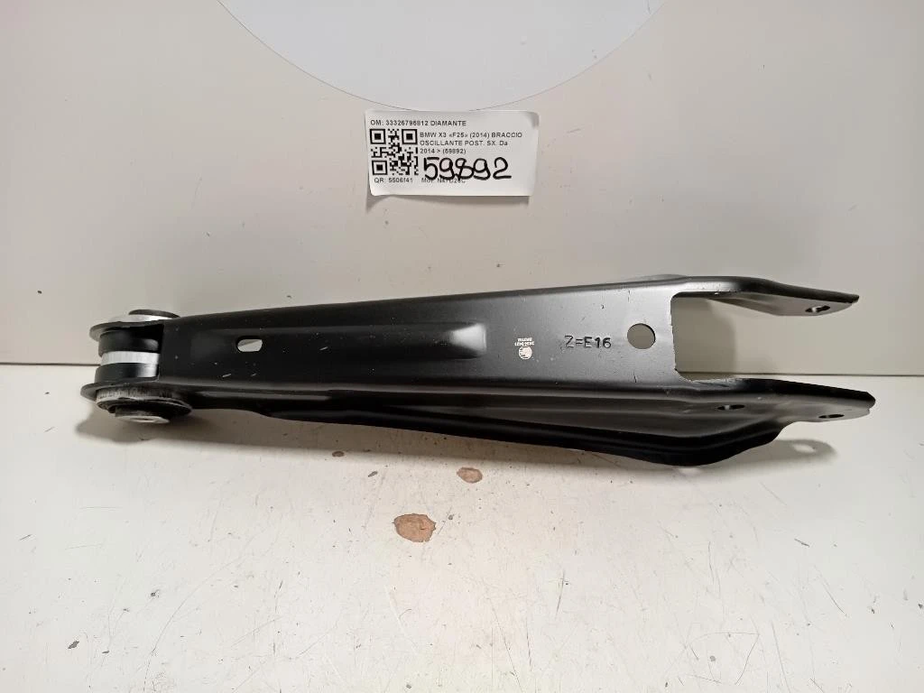 Braccio Oscillante POST SX 33326795812 Bmw X3 F25 2014