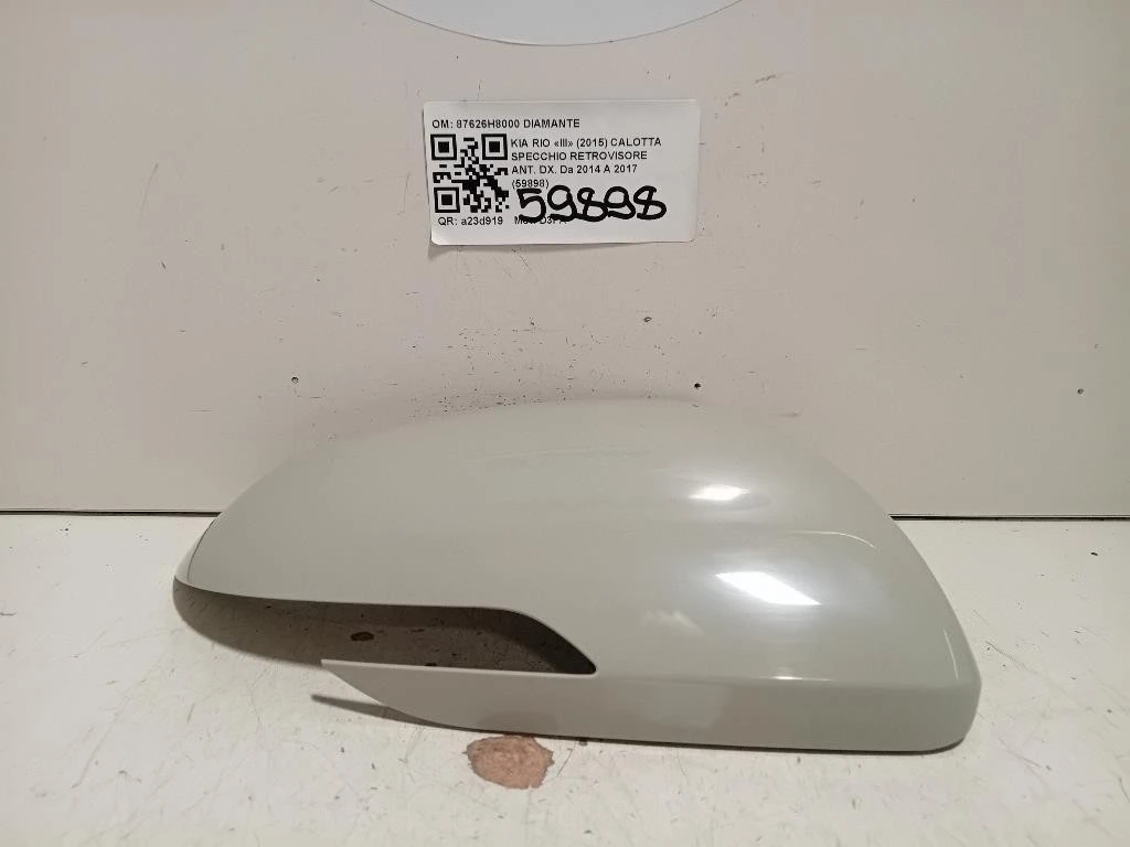 Calotta Specchio Retrovisore ANT DX 87626H8000 Kia RIO III 2015