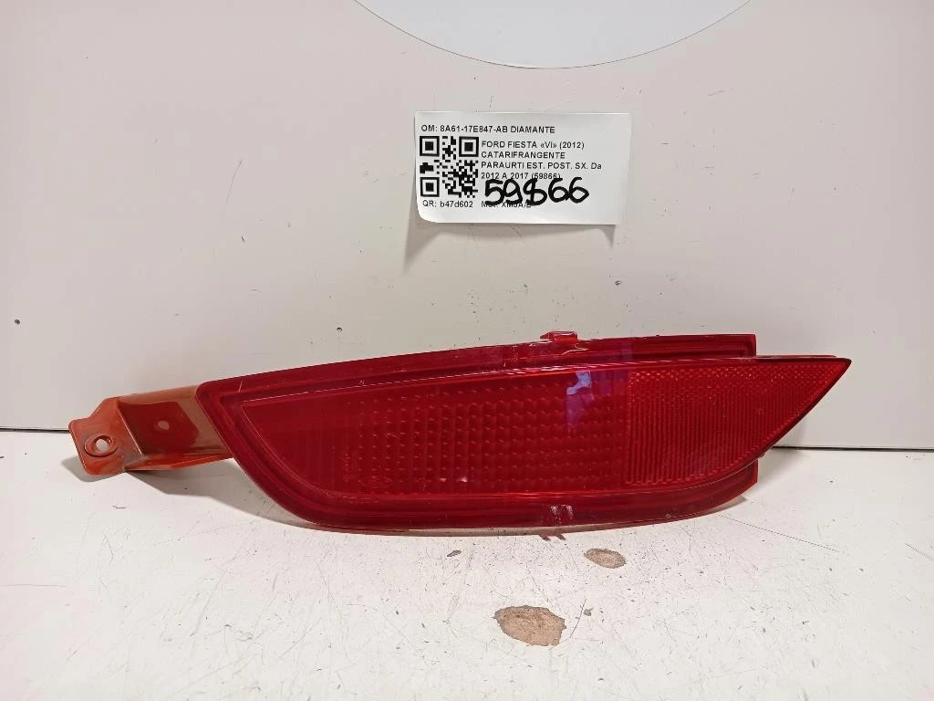 Catarifrangente Paraurti EST POST SX 8A61-17E847-AB Ford Fiesta VI 2012
