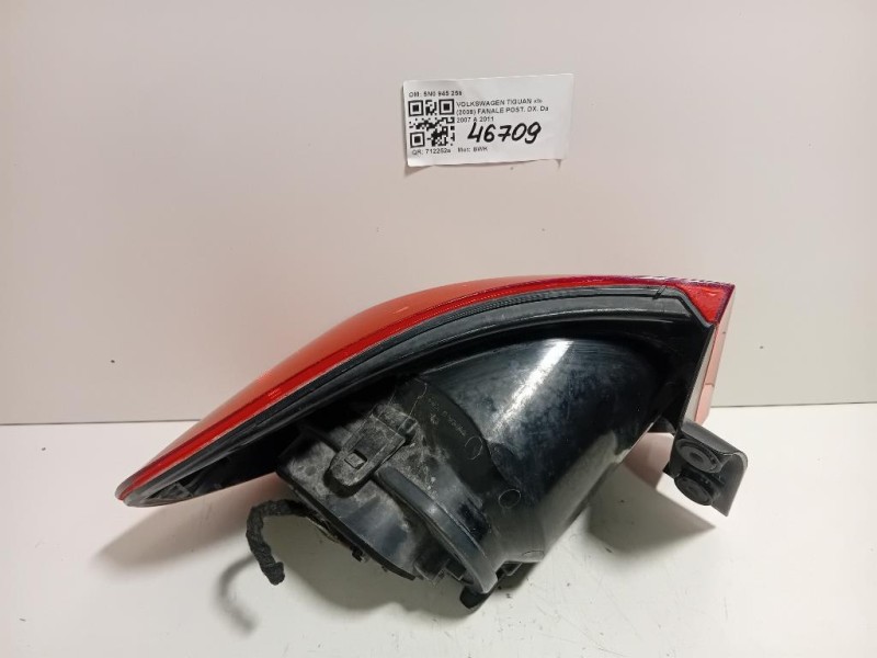 Fanale POST DX 5N0 945 258 Volkswagen Tiguan I 2008