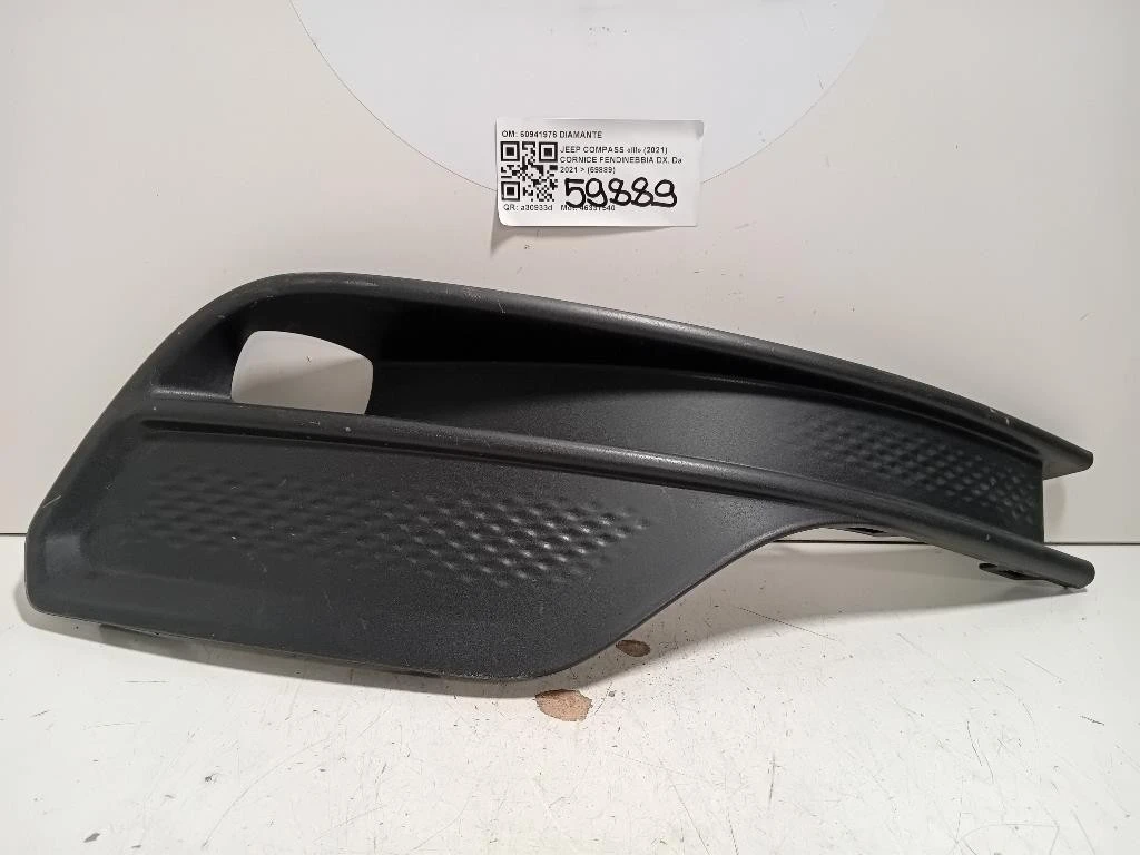 Cornice Fendinebbia DX 60941976 Jeep Compass III 2021