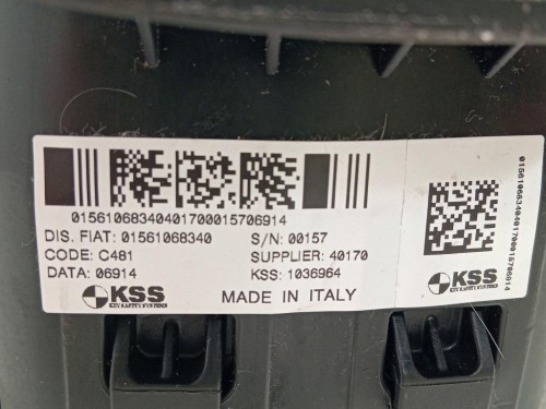 Air-bag Guidatore 01561068340 Alfa Romeo Giulietta 2010