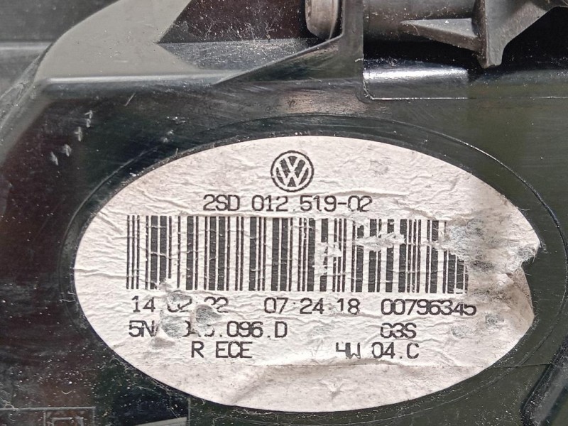Fanale POST DX 5NA 945 096 D Volkswagen Tiguan I 2011