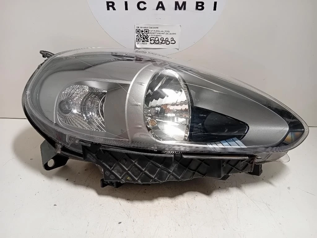 Proiettore ANT DX 89102045 Fiat Punto III 2012