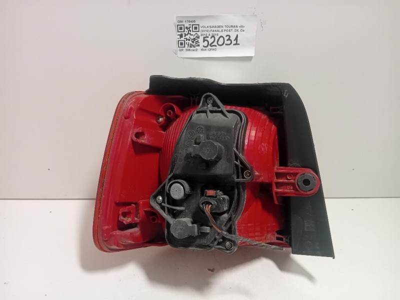 Fanale POST DX 176405 Volkswagen Touran III 2010