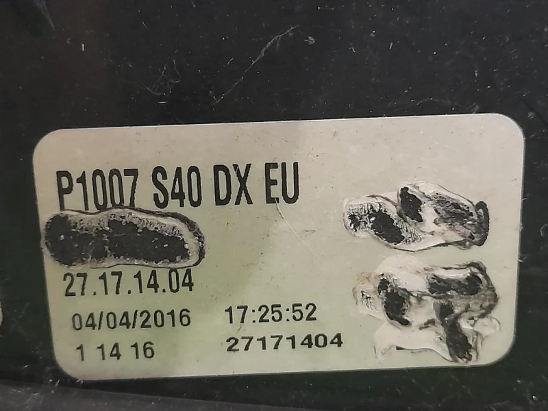 Fanale POST DX P1007S40DXEU Volvo S40 II 2004