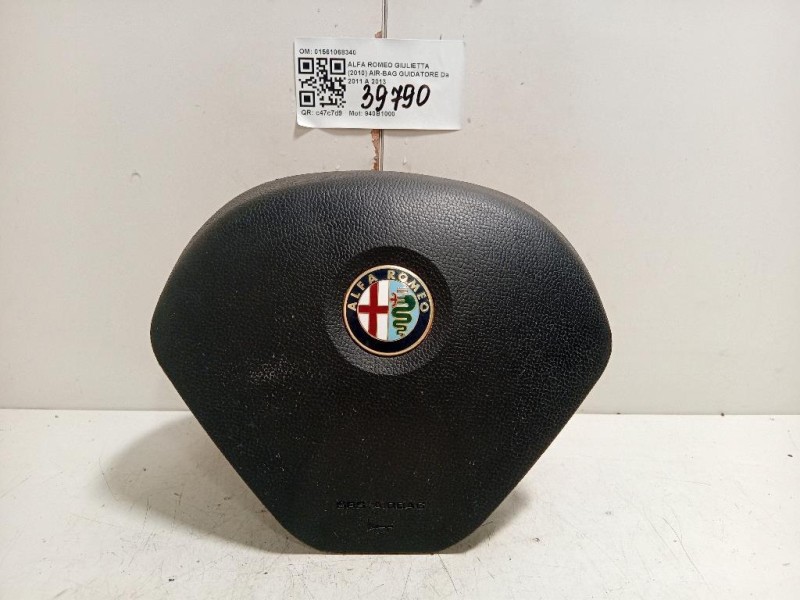 Air-bag Guidatore 01561068340 Alfa Romeo Giulietta 2010