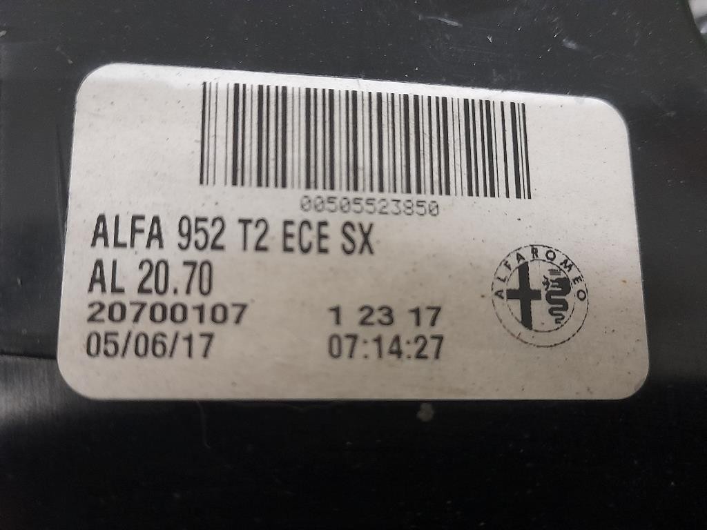 Fanale POST SX 20700107 Alfa Romeo Giulia 2016