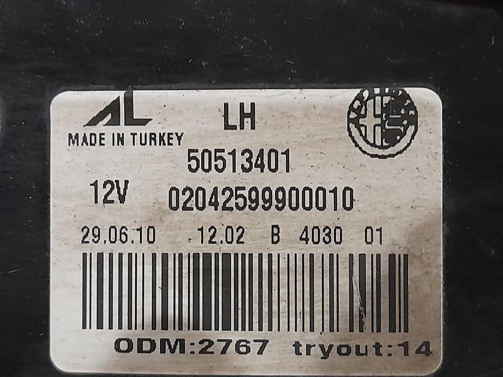 Fanale POST SX 50513401 Alfa Romeo Giulietta 2010