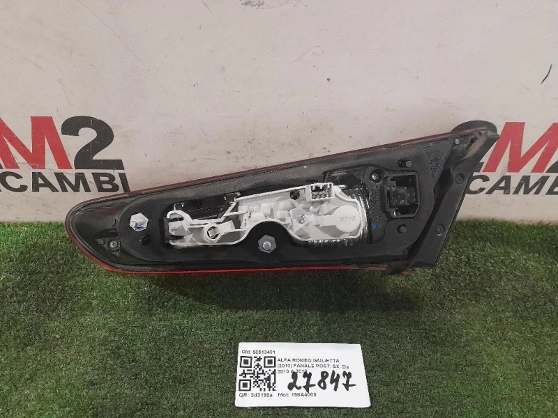 Fanale POST SX 50513401 Alfa Romeo Giulietta 2010