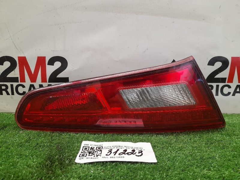 Fanale POST SX 20700107 Alfa Romeo Giulietta 2010