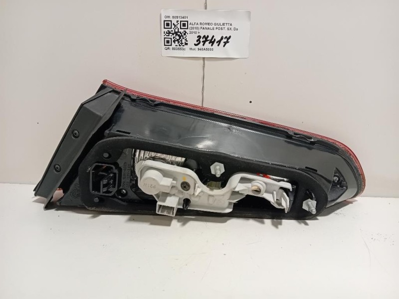 Fanale POST SX 50513401 Alfa Romeo Giulietta 2010