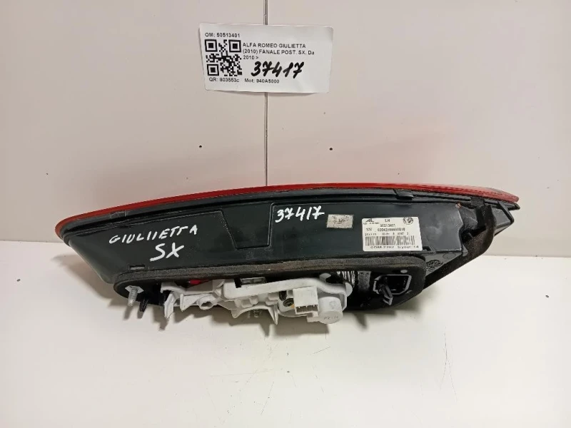 Fanale POST SX 50513401 Alfa Romeo Giulietta 2010