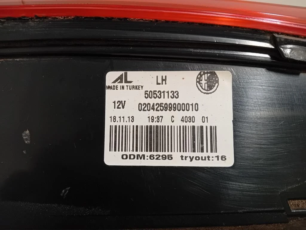 Fanale POST SX 50513401 Alfa Romeo Giulietta 2010