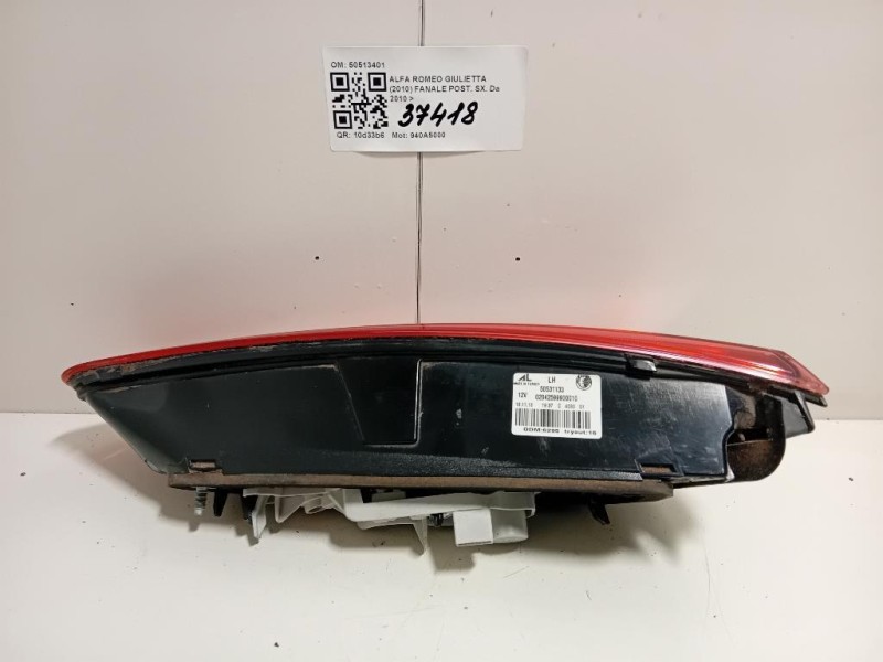 Fanale POST SX 50513401 Alfa Romeo Giulietta 2010