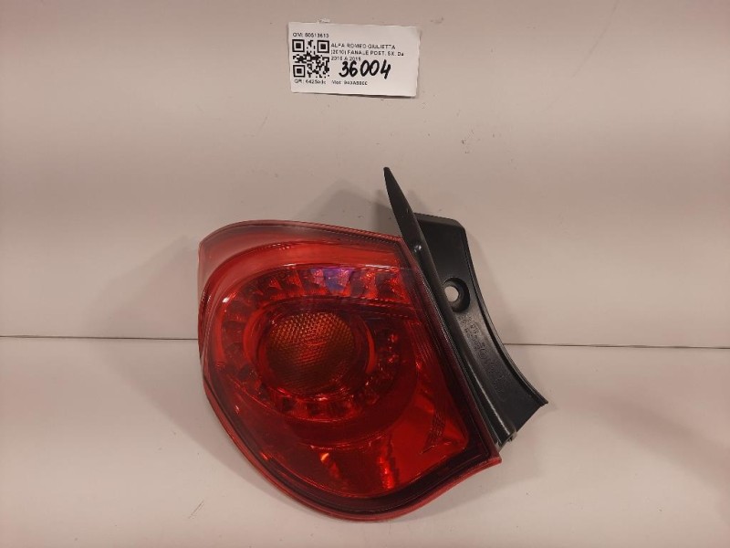 Fanale POST SX FANALE STOP 50513613 Alfa Romeo Giulietta 2010