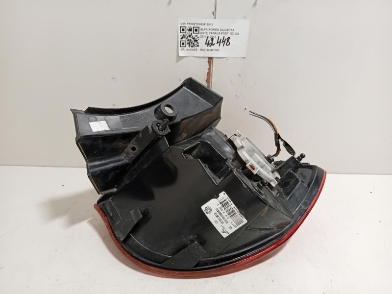 Fanale POST SX PROIET0050513613 Alfa Romeo Giulietta 2010