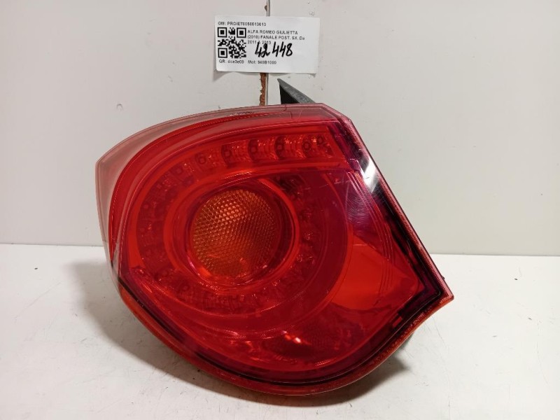 Fanale POST SX PROIET0050513613 Alfa Romeo Giulietta 2010