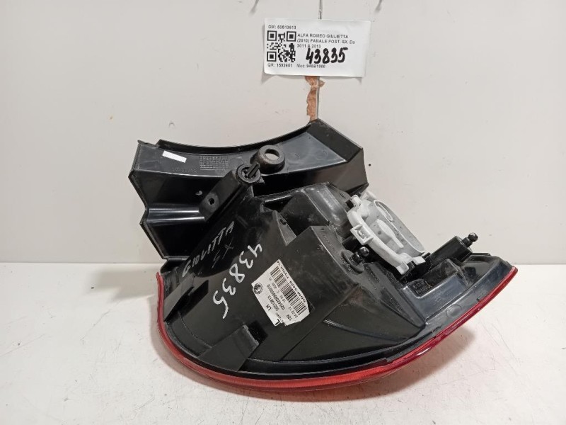 Fanale POST SX 50513613 Alfa Romeo Giulietta 2010