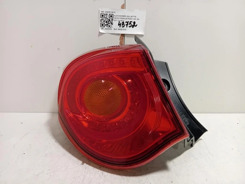 Fanale POST SX 0050513613 Alfa Romeo Giulietta 2010