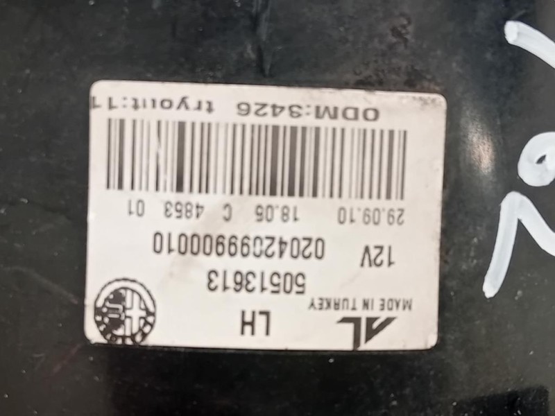 Fanale POST SX 0050513613 Alfa Romeo Giulietta 2010