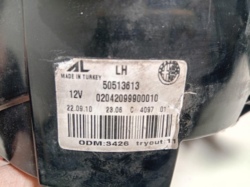 Fanale POST SX 50513613 Alfa Romeo Giulietta 2010