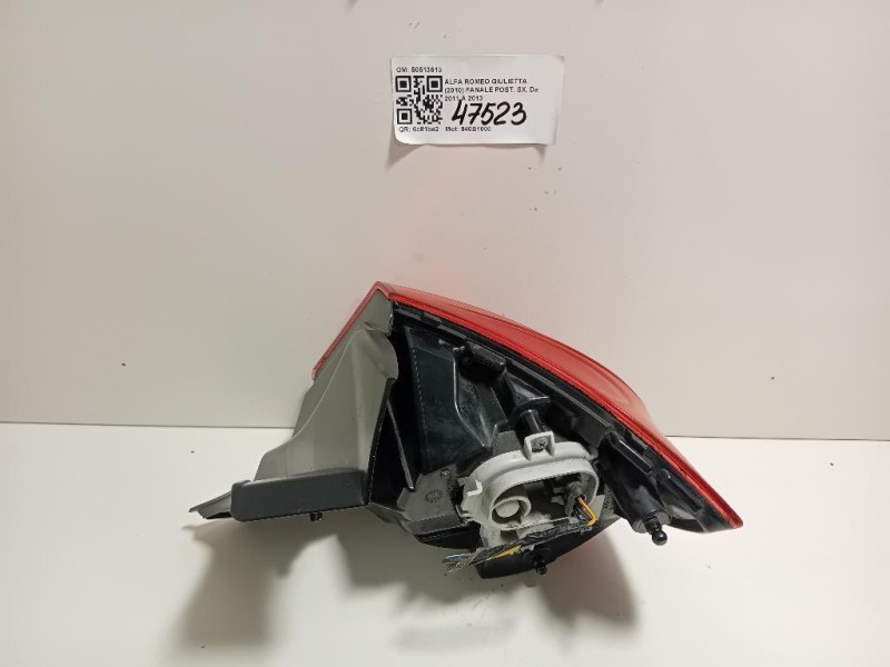 Fanale POST SX 50513613 Alfa Romeo Giulietta 2010