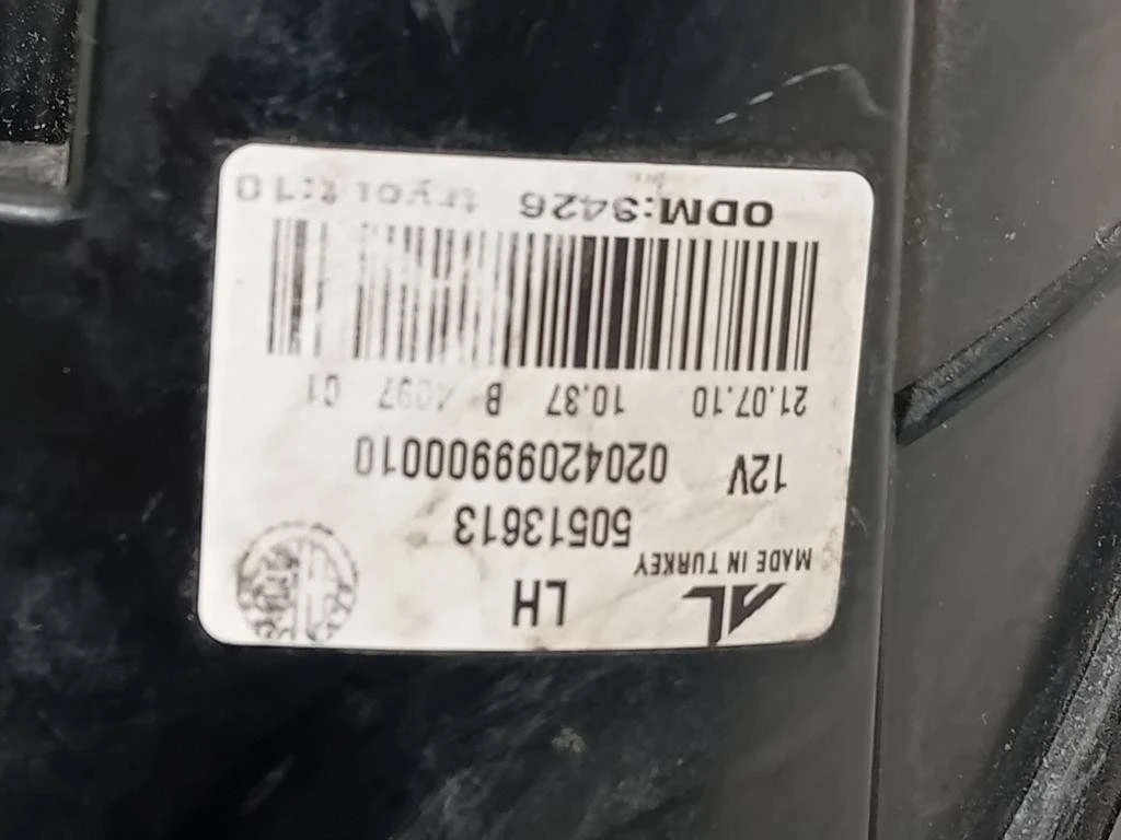 Fanale POST SX 50513613 Alfa Romeo Giulietta 2010