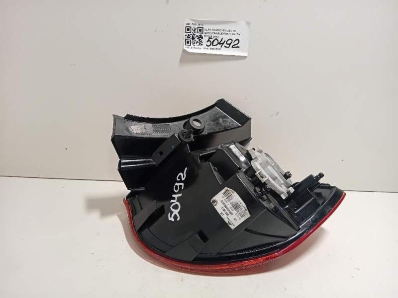 Fanale POST SX 50513613 Alfa Romeo Giulietta 2010