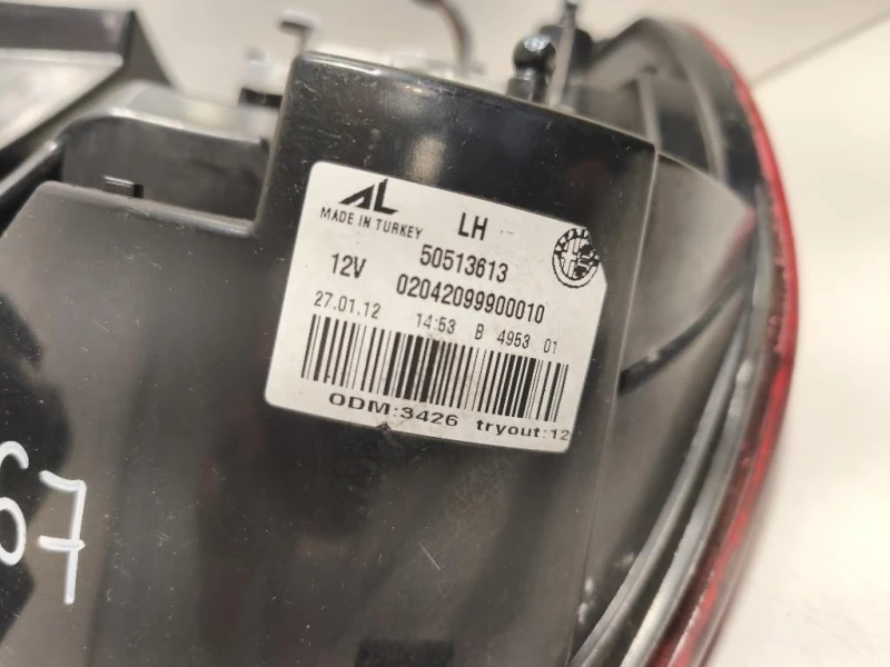 Fanale POST SX 50513613 Alfa Romeo Giulietta 2013