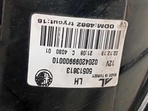 Fanale POST SX 50513613 Alfa Romeo Giulietta 2013