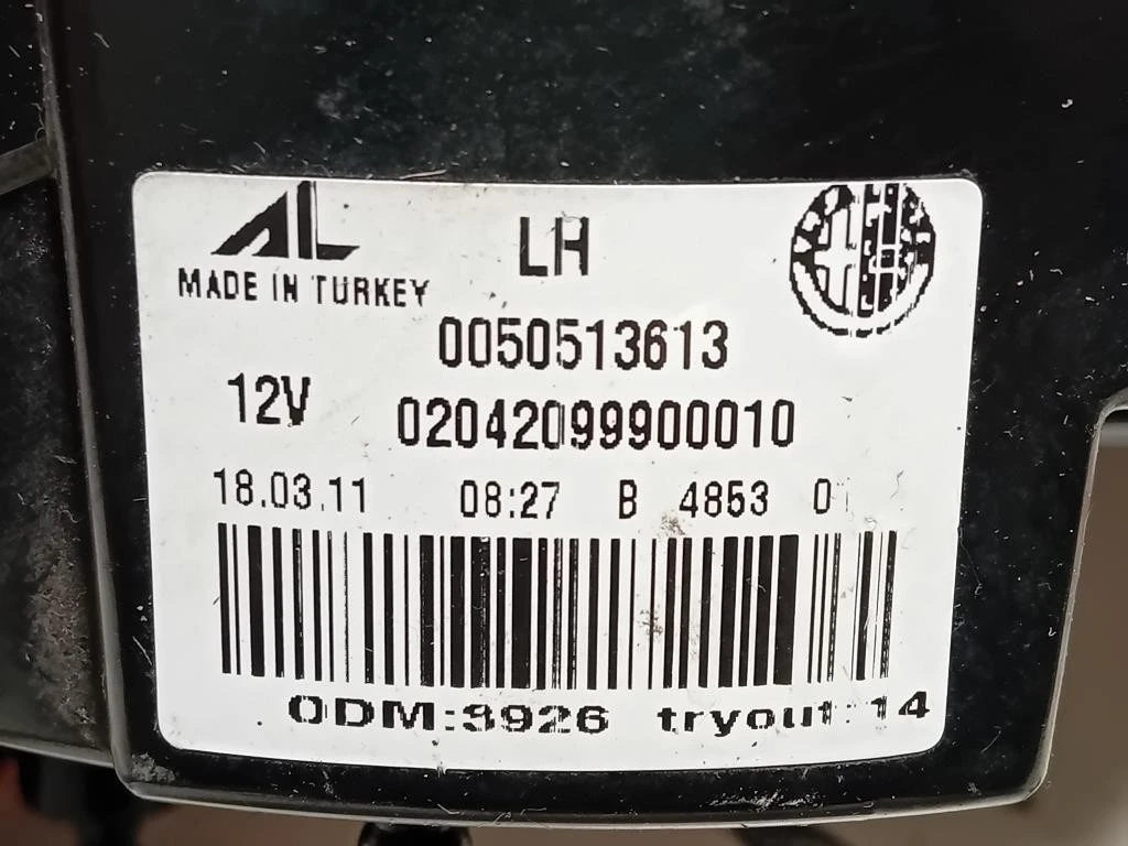 Fanale POST SX 02042099900010 Alfa Romeo Giulietta 2013