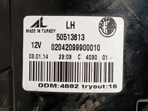 Fanale POST SX 50513613 Alfa Romeo Giulietta 2013