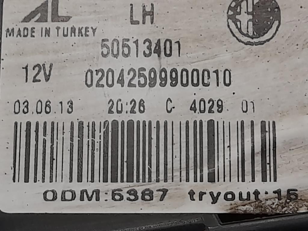 Fanale POST SX 20700107 Alfa Romeo Giulietta 2013