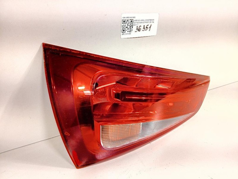 Fanale POST SX 8K0945093 Audi A1 8XA Sportback 2012