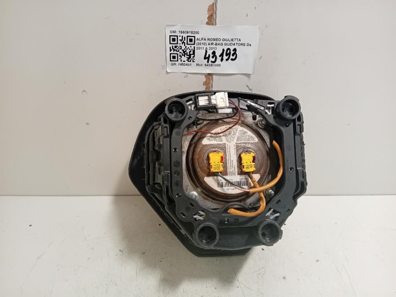 Air-bag Guidatore 1560915200 Alfa Romeo Giulietta 2010