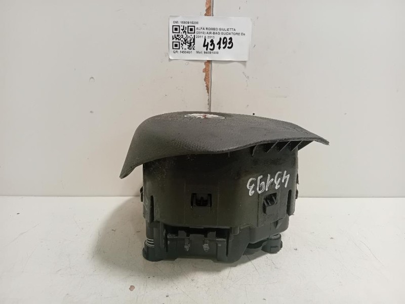 Air-bag Guidatore 1560915200 Alfa Romeo Giulietta 2010