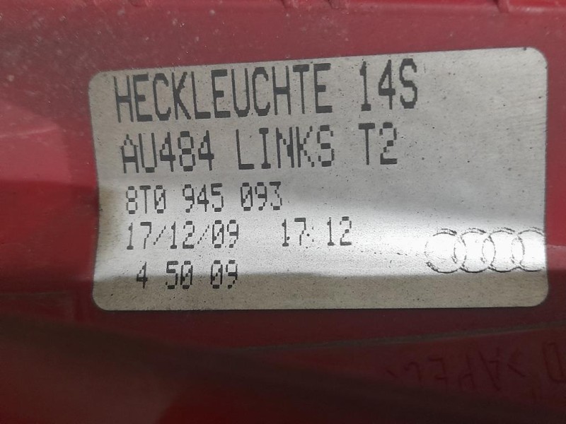 Fanale POST SX 8T0945093 Audi A3 8PA Sportback 2004