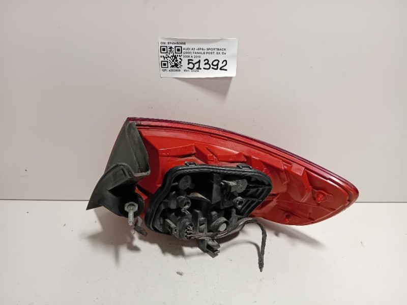 Fanale POST SX 8P4945095E Audi A3 8PA Sportback 2008
