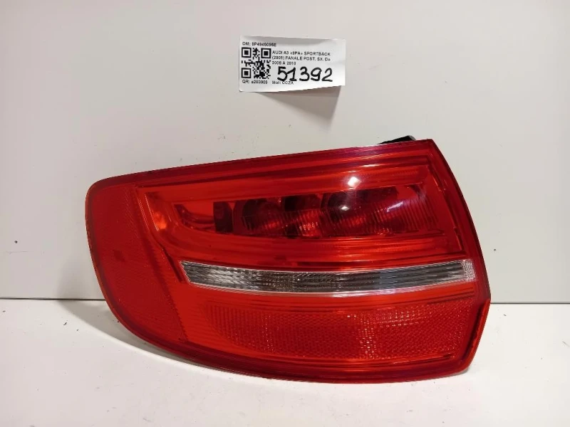 Fanale POST SX 8P4945095E Audi A3 8PA Sportback 2008
