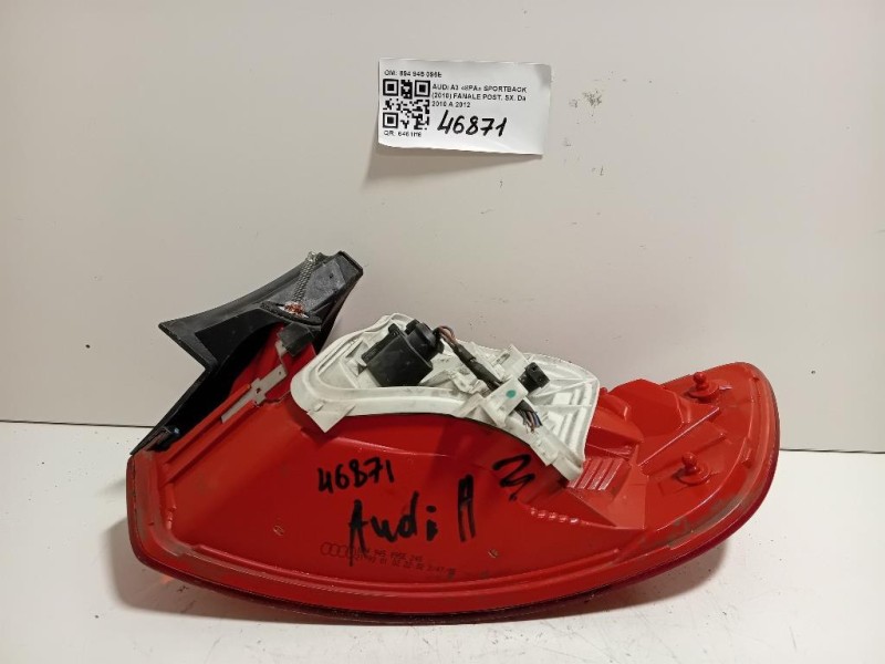 Fanale POST SX 894 945 095E Audi A3 8PA Sportback 2010