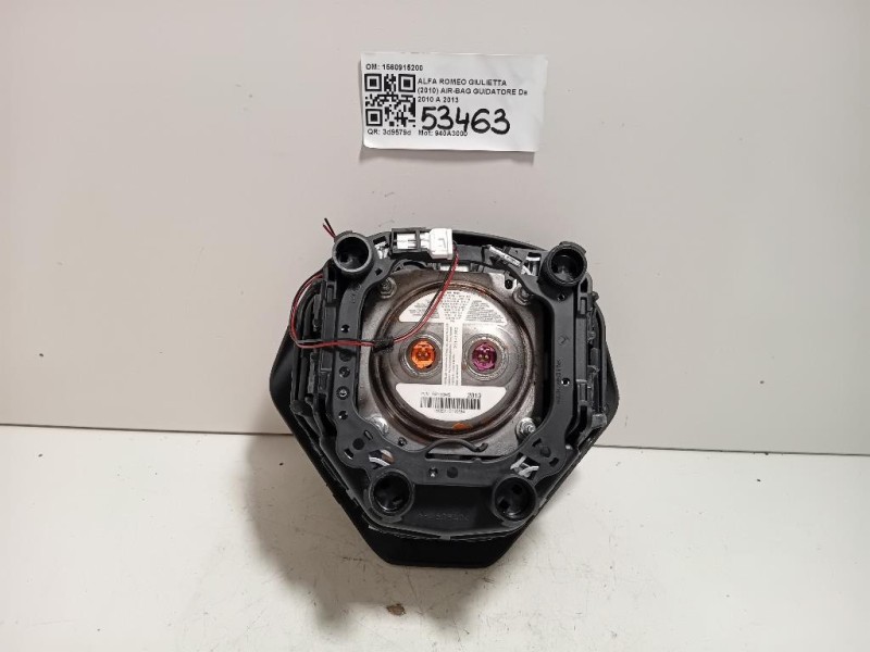 Air-bag Guidatore 1560915200 Alfa Romeo Giulietta 2010