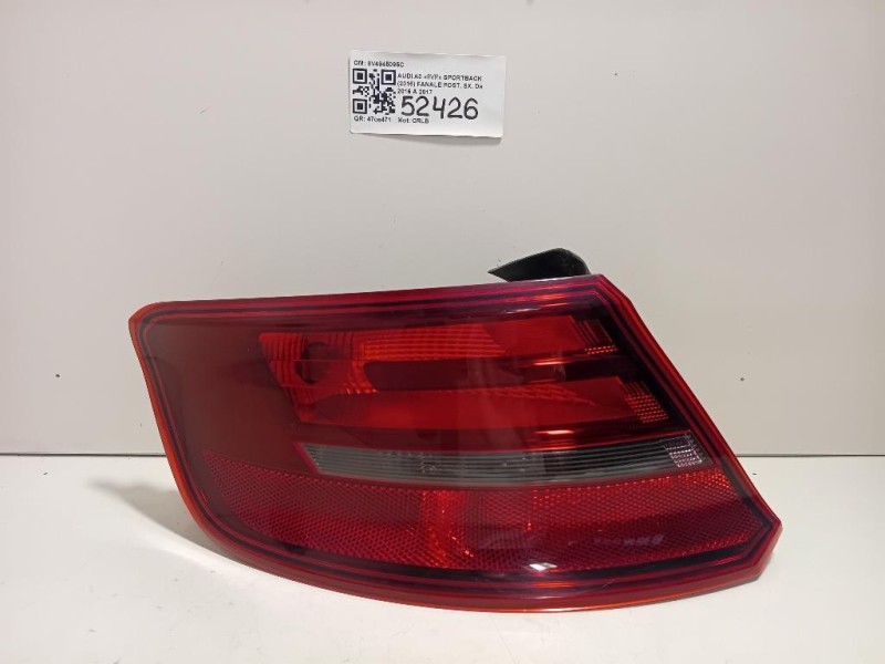 Fanale POST SX 8V4945095C Audi A3 8VF Sportback 2016