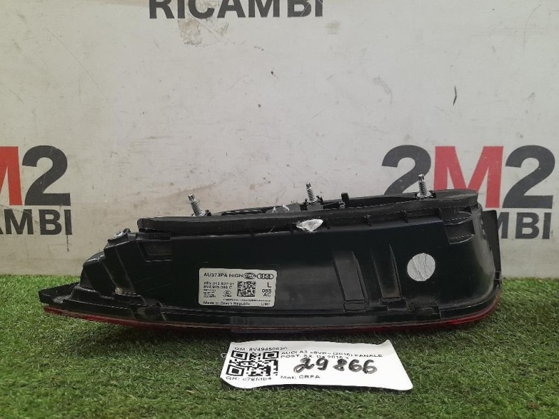 Fanale POST SX 8V4945063C LED SINISTRO Audi A3 8VK 2016