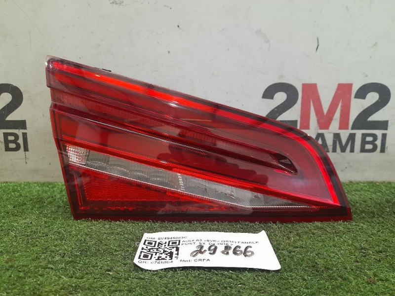 Fanale POST SX 8V4945063C LED SINISTRO Audi A3 8VK 2016