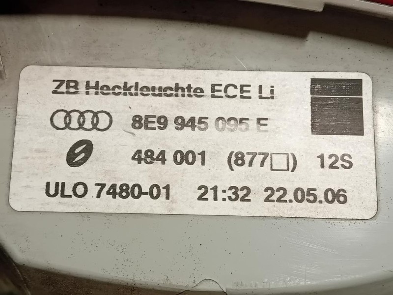 Fanale POST SX 8E9 945 095 E 8E9945095E Audi A4 8ED Avant 2005