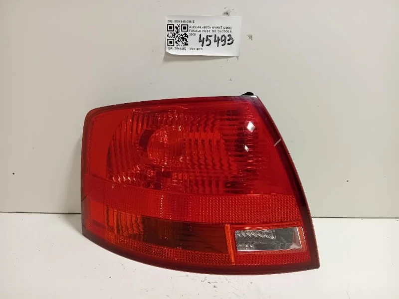 Fanale POST SX 8E9 945 095 E 8E9945095E Audi A4 8ED Avant 2005