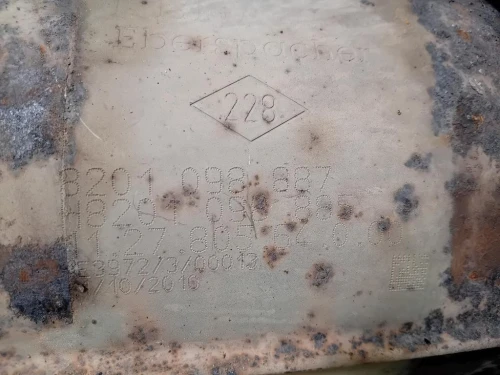 Catalizzatore 8201098887 Opel Vivaro A 2007