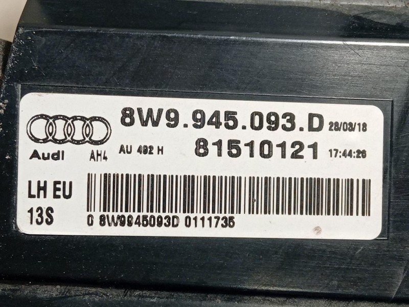 Fanale POST SX 8W9 945 093 D Audi A4 8K2 2012