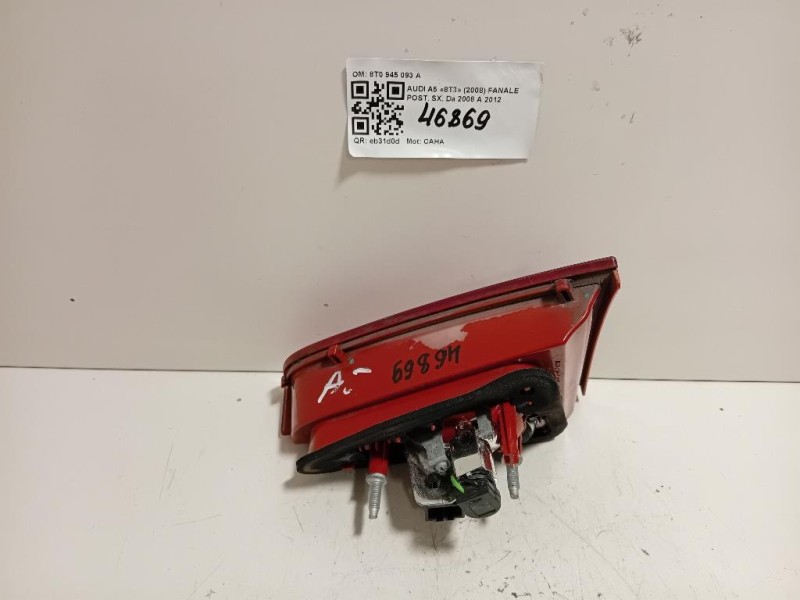Fanale POST SX 8T0 945 093 A Audi A5 8T3 2008